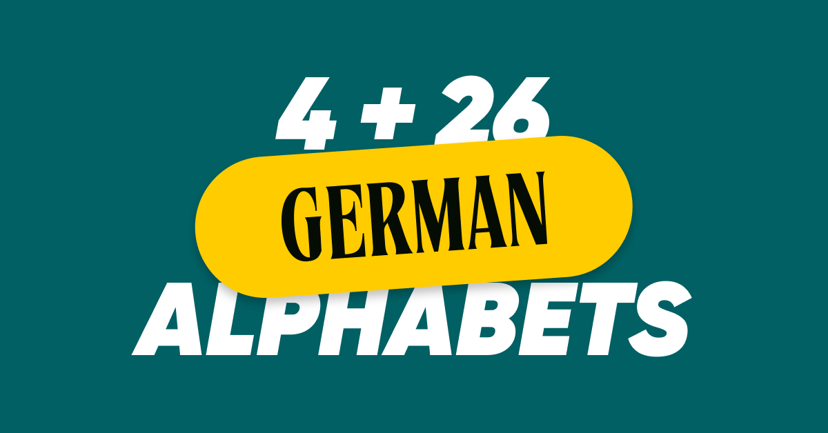 German-alphabet